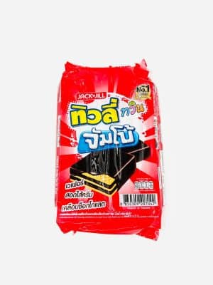 เวเฟอร์เคลือบช็อกโกแลตไส้ครีมช็อกโกแลต